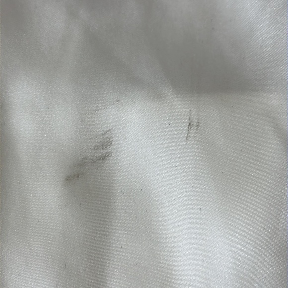 IEENA for Mac Duggal Sleeveless V Neck Spaghetti Strap Maxi Dress - White - 6 - Picture 8 of 11